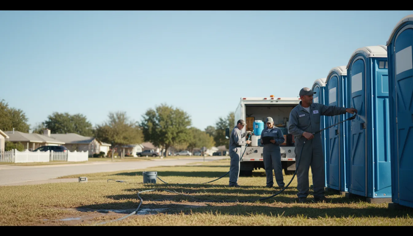 Long-Term Portable Toilet Rental in La Crosse, IN near me